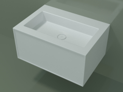 Washbasin with drawer (06UC42401, Glacier White C01, L 72, P 50, H 36 cm)