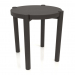 3d model Stool (straight end) (D=400x433, wood brown dark) - preview