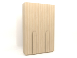 अलमारी मेगावाट 04 लकड़ी (विकल्प 1, 1830x650x2850, लकड़ी सफेद)