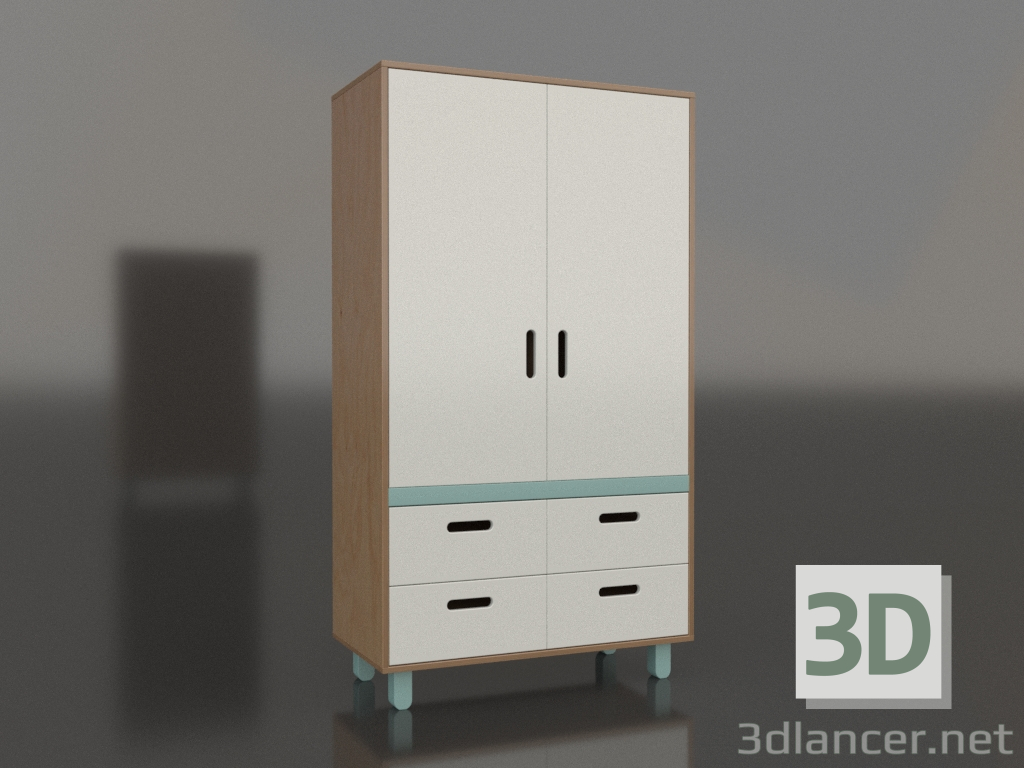 3d model Wardrobe closed TUNE HB (WTTHBA) - preview