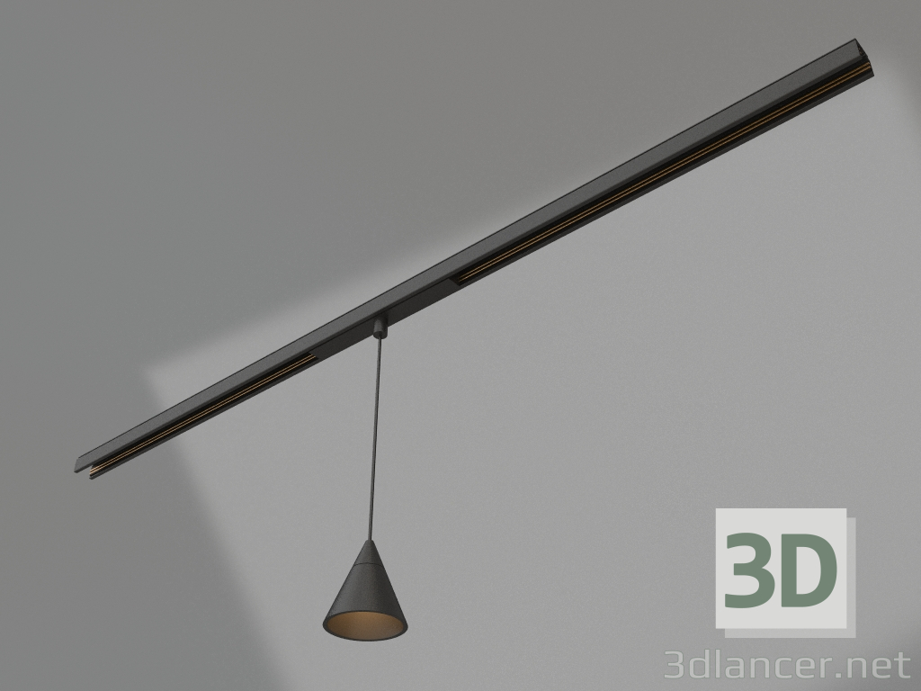 3d model Lamp MAG-ORIENT-CON-HANG-7W Warm3000 (BK, 40 deg, 48V) - preview