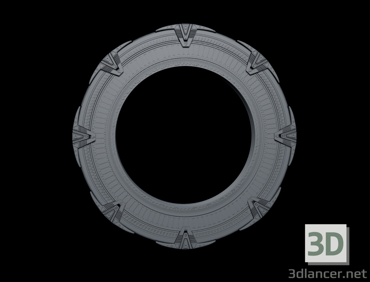 modèle 3D Stargate - preview