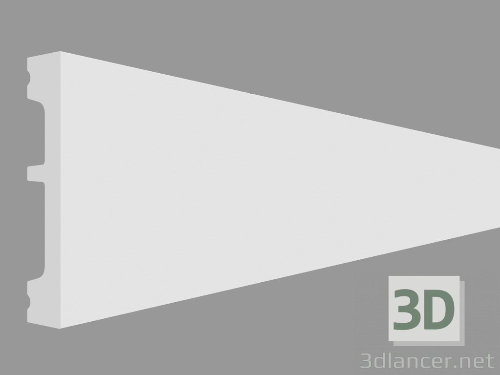 modèle 3D Socle DX157-2300 - CARRÉ (230 x 6,6 x 1,3 cm) - preview