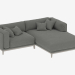 3d model Modular sofa CASE 2480mm (art 901-912) - preview