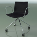3d model Chair 0369 (4 castors, with armrests, LU1, polypropylene PO00109) - preview