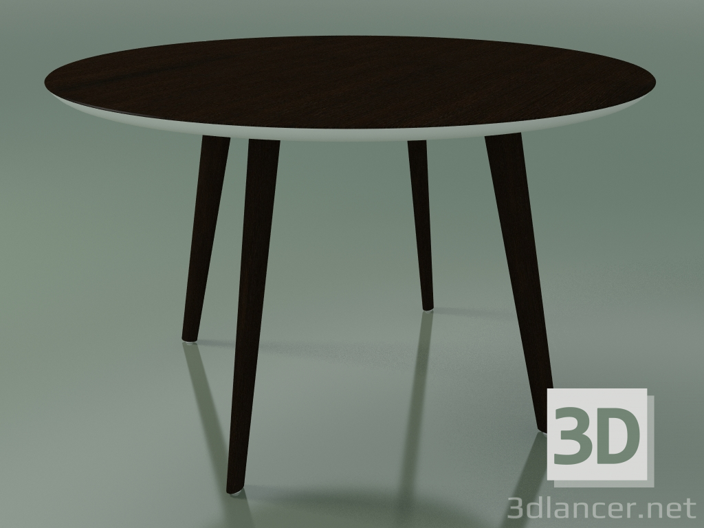modello 3D Tavolo rotondo 3500 (H 74 - D 120 cm, M02, Wenge) - anteprima
