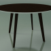 modèle 3D Table ronde 3500 (H 74 - P 120 cm, M02, Wengé) - preview