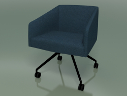Armchair 2709 (on casters, with fabric upholstery, V39)