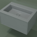 modèle 3D Lavabo avec tiroir (06UC42401, gris argenté C35, L 72, P 50, H 36 cm) - preview