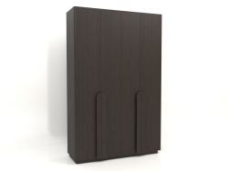 Шкаф MW 04 wood (вариант 1, 1830х650х2850, wood brown dark)