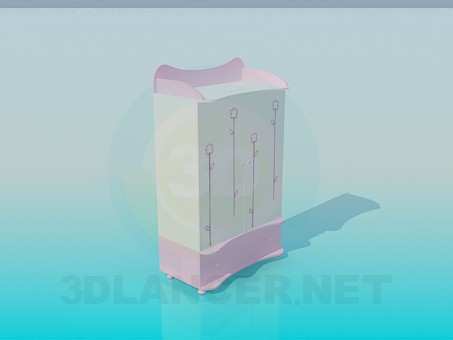modelo 3D Armario para cosas de bebé - escuchar modelo 3D Armario para cosas de bebé - escuchar