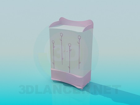 modelo 3D Armario para cosas de bebé - escuchar modelo 3D Armario para cosas de bebé - escuchar