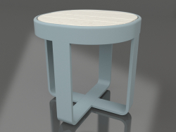 Round coffee table Ø42 (DEKTON Danae, Blue gray)