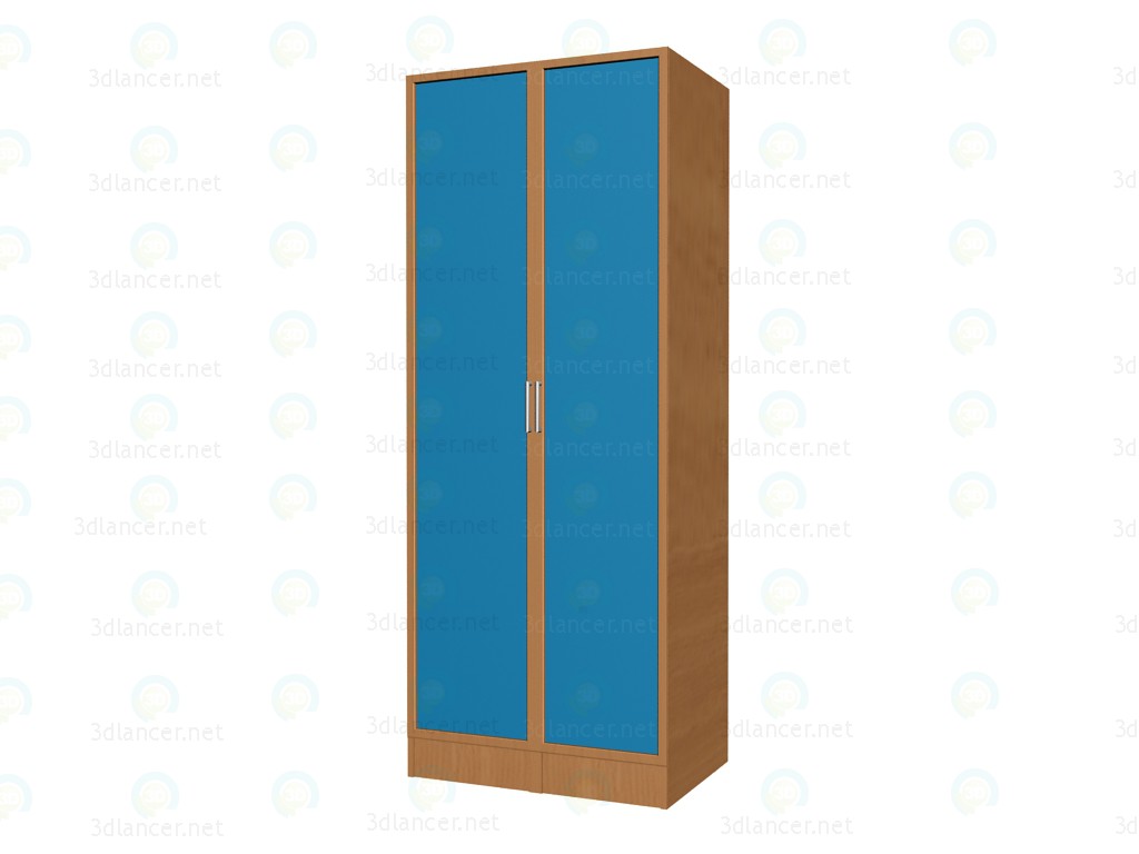 Modelo 3d Guarda-roupa 2 portas K210 - preview