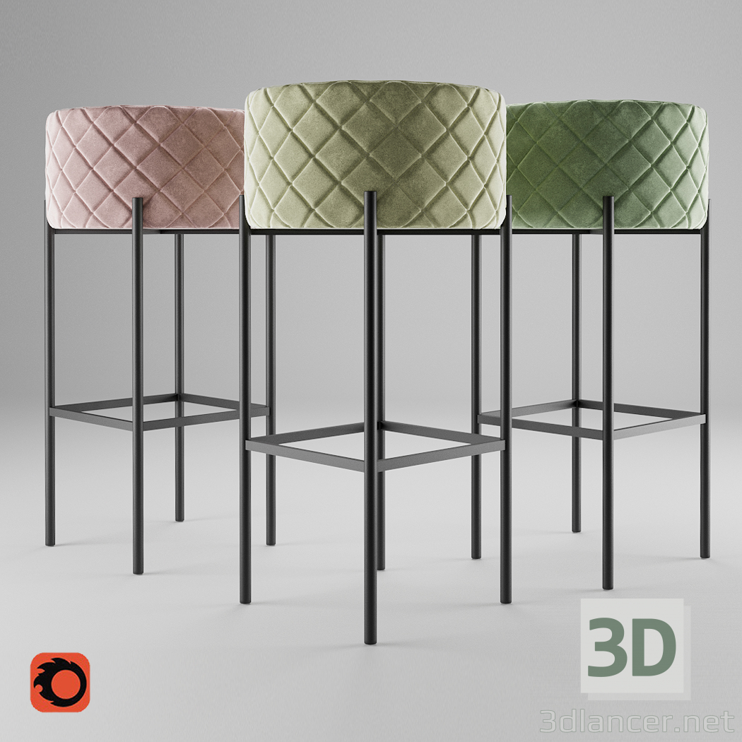 3d model Bar panameño - vista previa