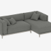 3d model Modular sofa CASE 2480mm (art 923-910) - preview