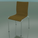 3d model 4-leg chair with fabric upholstery (101) - preview