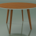 3d model Round table 3500 (H 74 - D 120 cm, M02, Teak effect) - preview