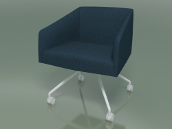Armchair 2709 (on casters, with fabric upholstery, V12)
