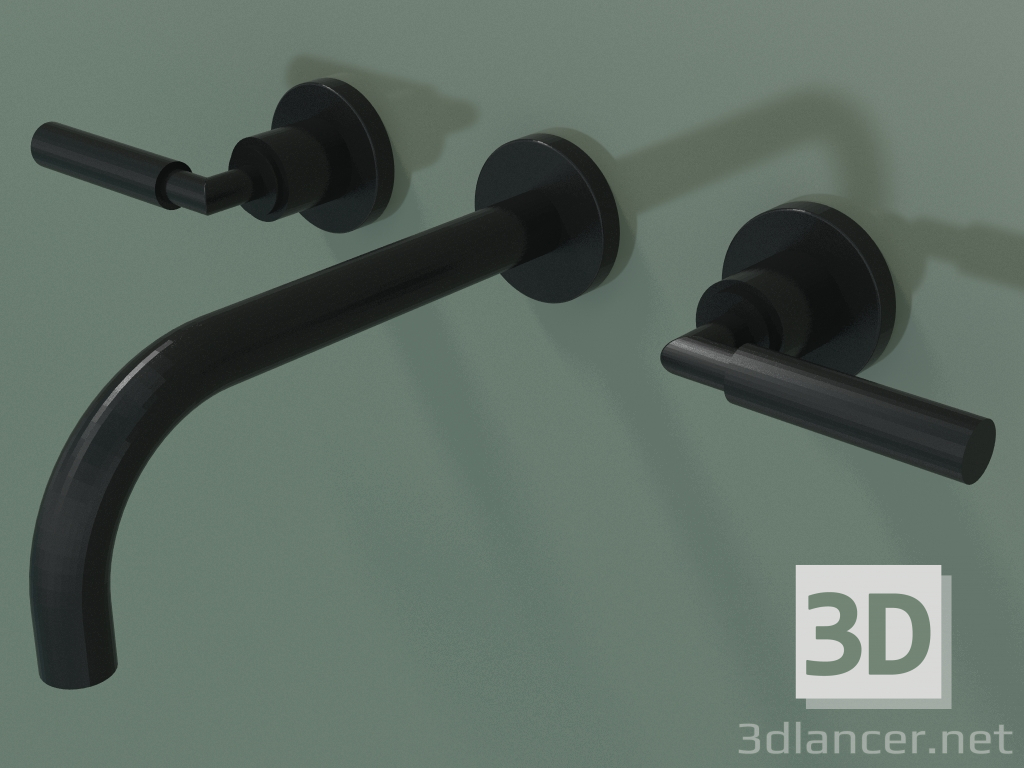 modèle 3D Mitigeur lavabo mural sans garniture de vidage (36712882-330010) - preview