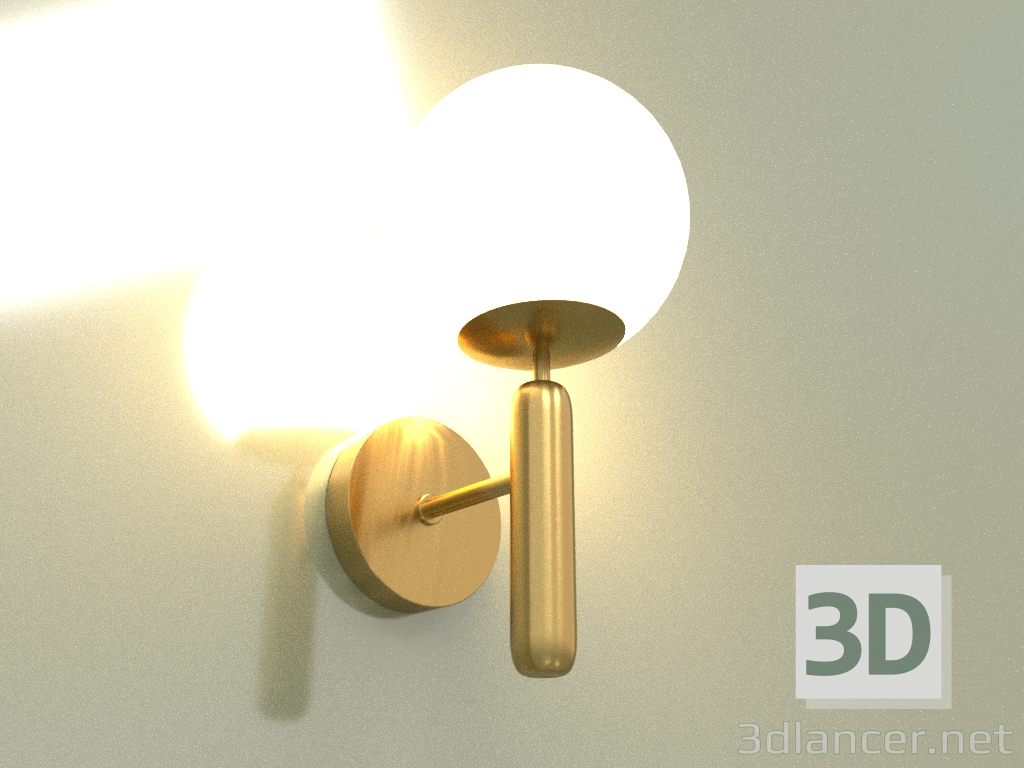 modello 3D Lampada da parete FARO WALL 150 GD 16024 - anteprima