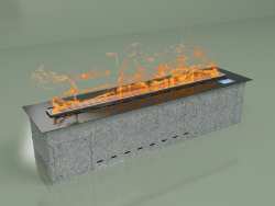 Steam fireplace Vepo 1000 (graphite-mirror)