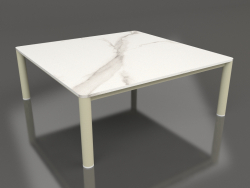 Coffee table 94×94 (Gold, DEKTON Aura)