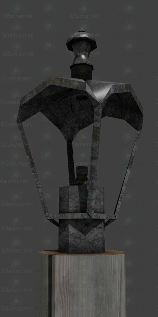 modelo 3D Linterna - escuchar modelo 3D Linterna - escuchar