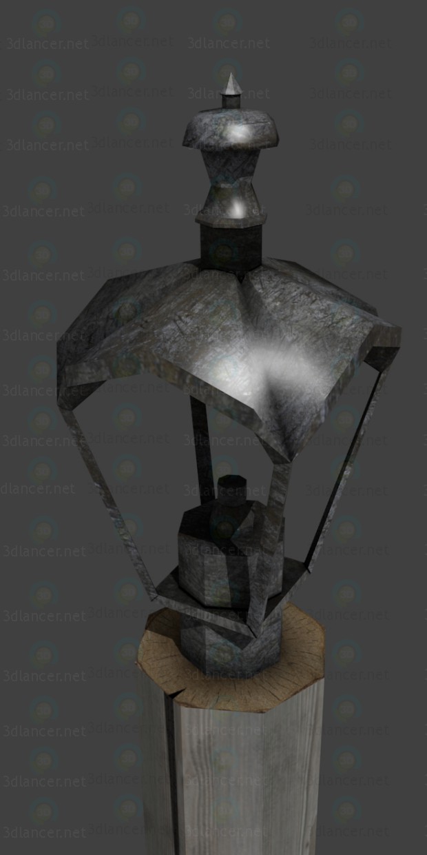 modelo 3D Linterna - escuchar modelo 3D Linterna - escuchar