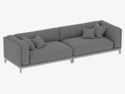 Модульный диван CASE 3080мм (арт 923-924)