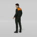 3d Man in overalls model buy - render