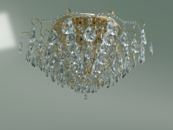 Ceiling chandelier 10081-12 (gold-transparent Strotskis crystal)