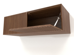 Hanging shelf ST 06 (open door) (800x315x250, wood brown light)