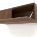 3d model Hanging shelf ST 06 (open door) (800x315x250, wood brown light) - preview