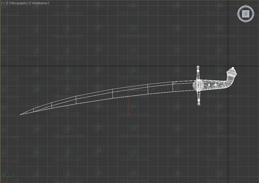 Sable 3D modelo Compro - render Sable 3D modelo Compro - render