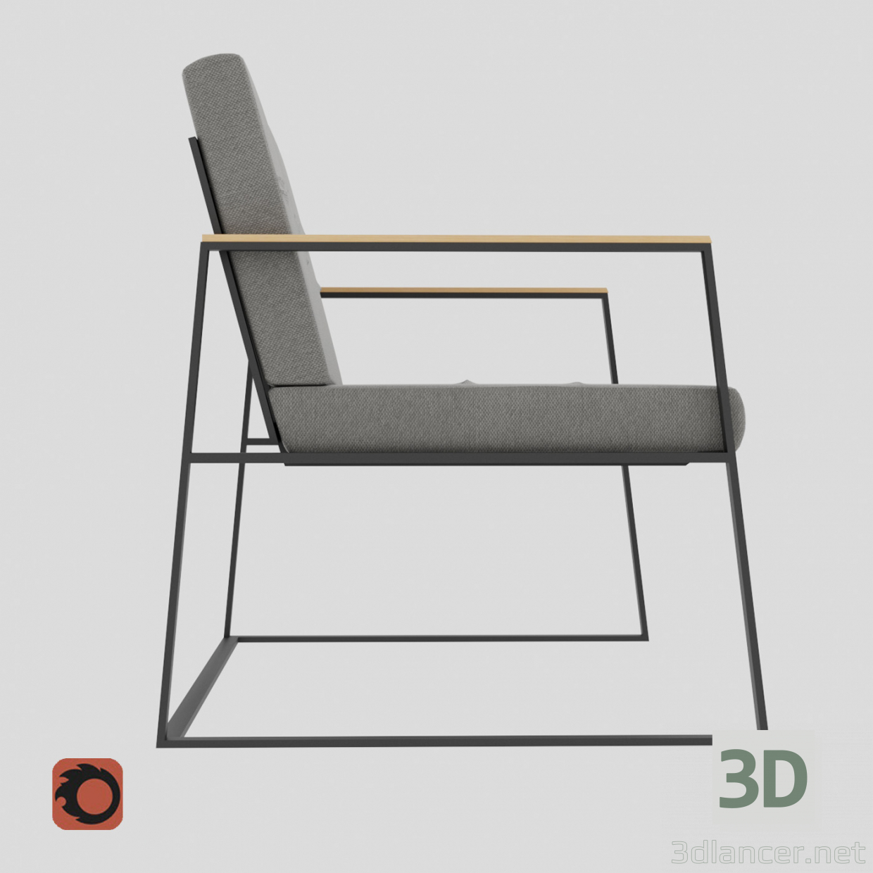 Modelo 3d Sofá especial - preview