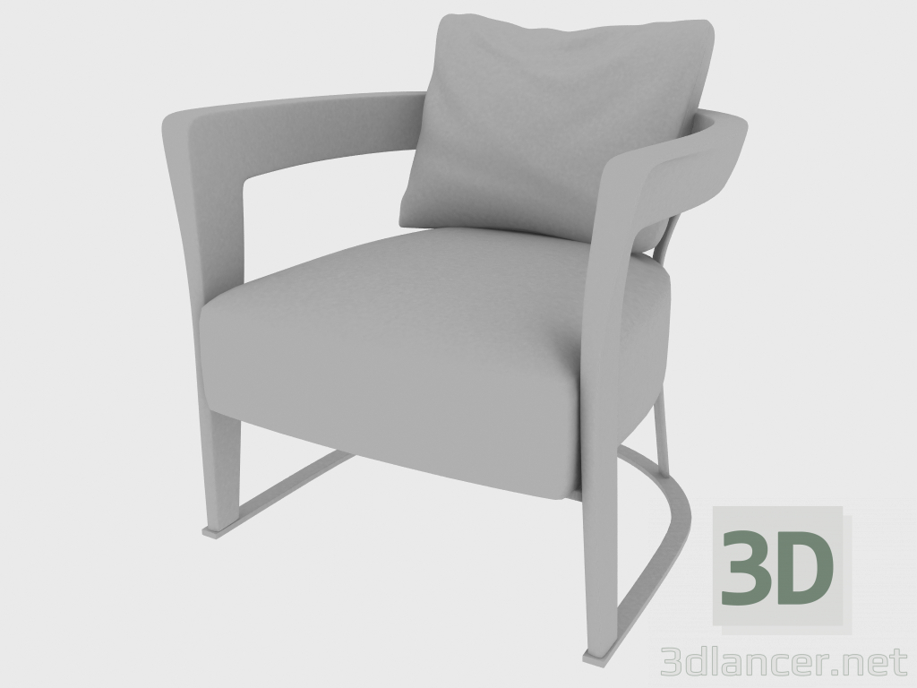 Modelo 3d Cadeira POLTRONA AGATHA (70x67xH78) - preview