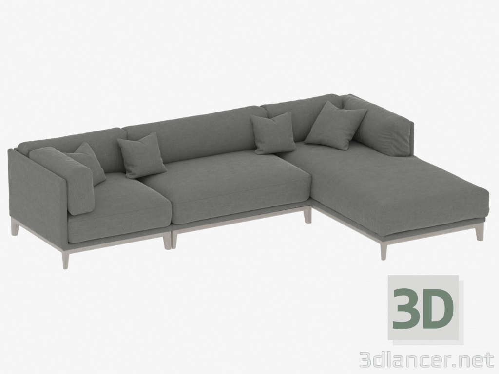 3d model Modular sofa CASE 3120mm (art 903-922-914) - preview
