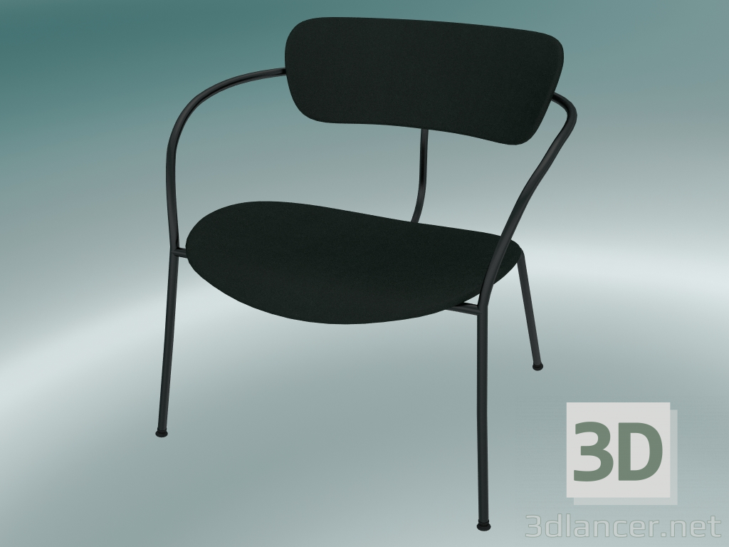 3D modeli Sandalye Döşeme (AV11, H 70cm, 65x69cm, Kadife 1 Orman) - önizleme