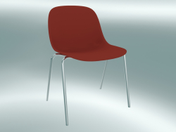 A-Bazlı Fiber Sandalye (Tozlu Kırmızı)