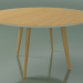 modèle 3D Table ronde 3501 (H 74 - P 134 cm, M02, Chêne naturel) - preview