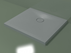 Shower tray (30UB0117, Silver Gray C35, 80 X 70 cm)