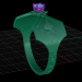 modello 3D di anello da donna rosa comprare - rendering
