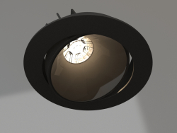Lampe MS-FORECAST-BUILT-TURN-R102-12W Day4000 (BK-BK, 32 degrés, 230V)