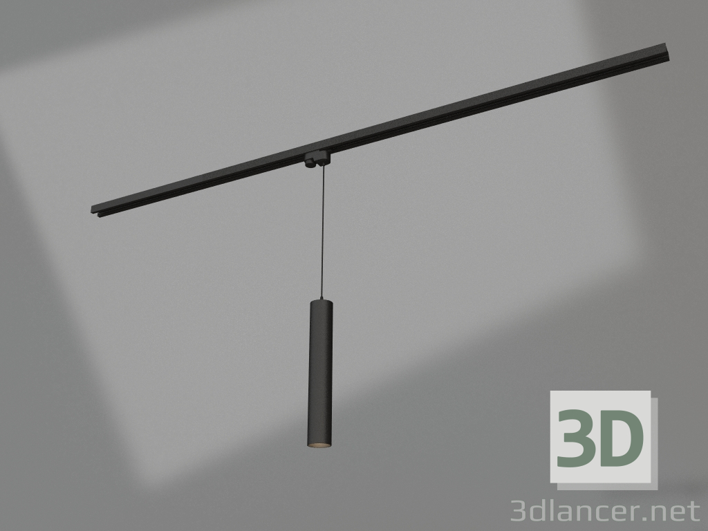 modèle 3D Lampe LGD-PIPE-TRACK-HANG-2TR-R50-9W Day4000 (BK, 40 degrés, 230V) - preview