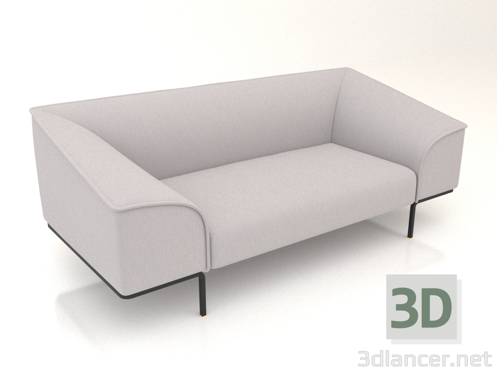 3D modeli 2 kişilik kanepe - önizleme