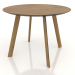 3d model Mesa de comedor BRASKO 1000x1000x750 mm (roble natural) - vista previa