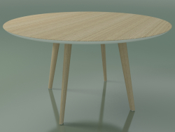 Runder Tisch 3501 (H 74 - T 134 cm, M02, gebleichte Eiche)
