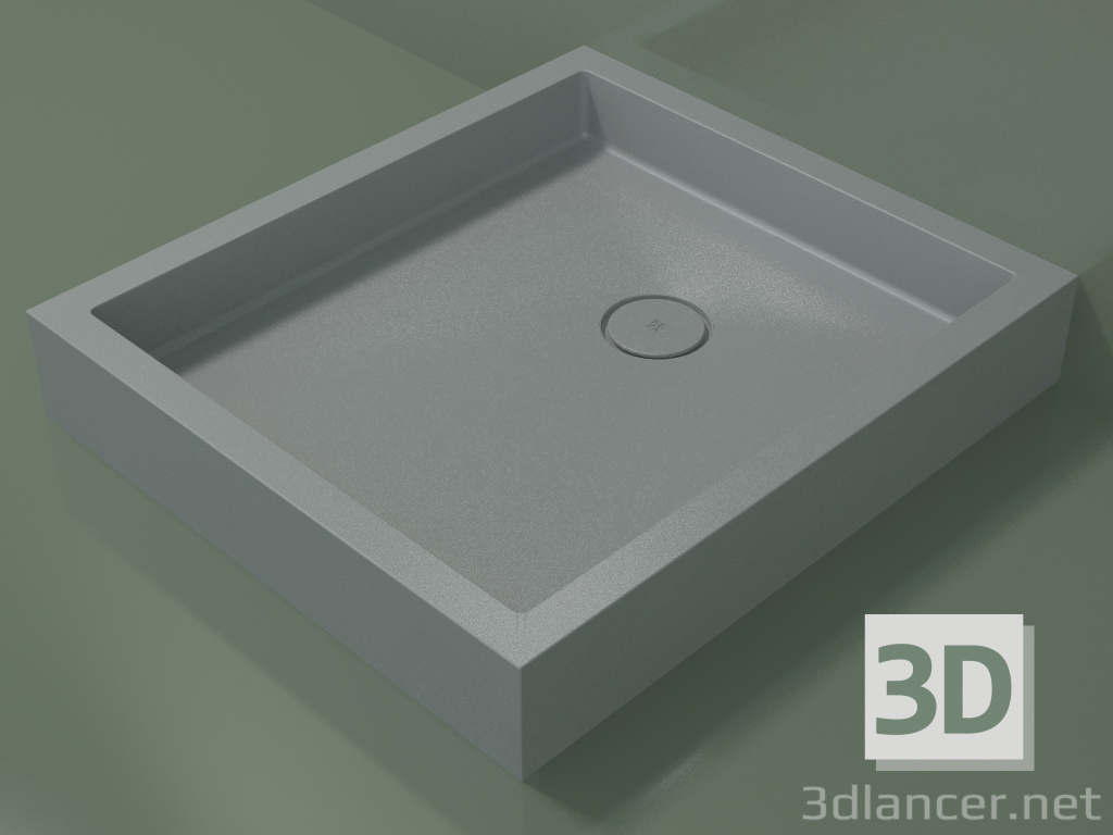 modèle 3D Receveur de douche Alto (30UA0137, Silver Grey C35, 80x90 cm) - preview