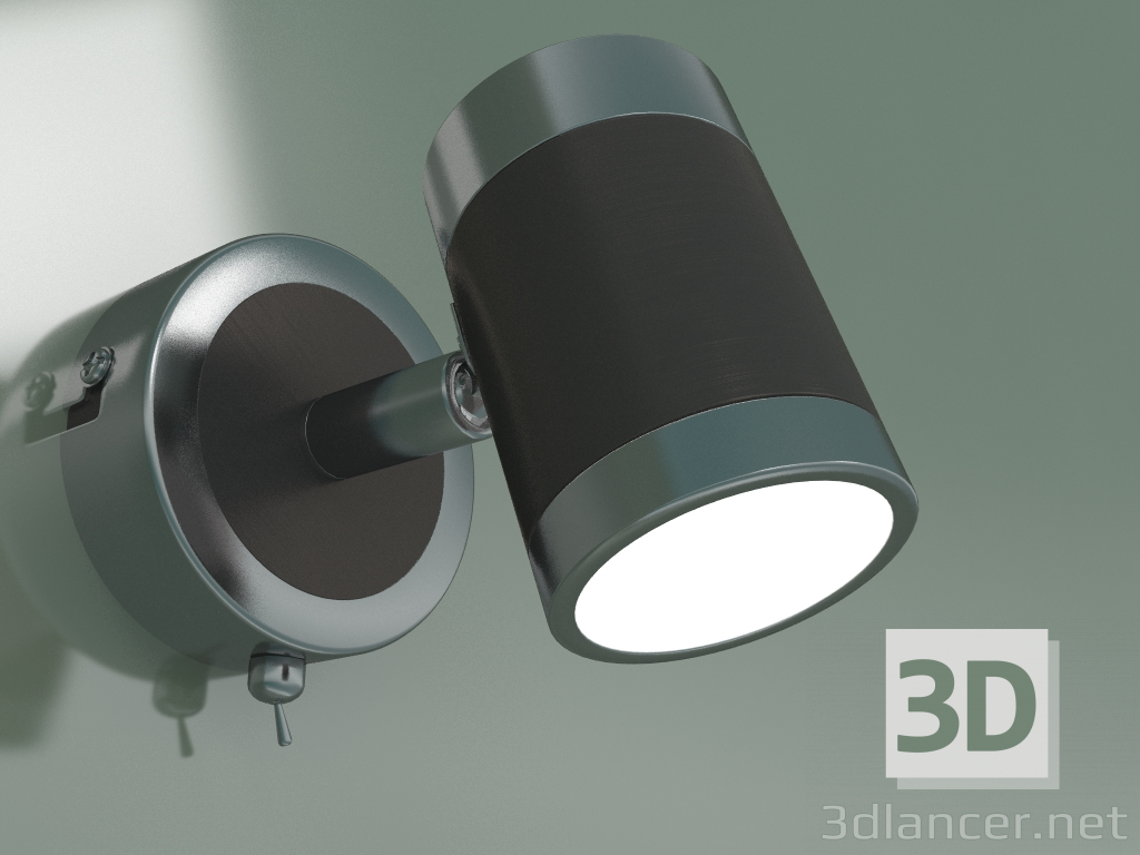 3D modeli Duvar lambası 20058-1 (inci saten) - önizleme